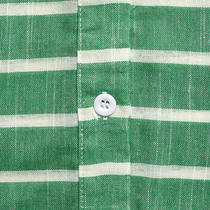 Striped Button Down Relaxed Long Sleeve Shirt