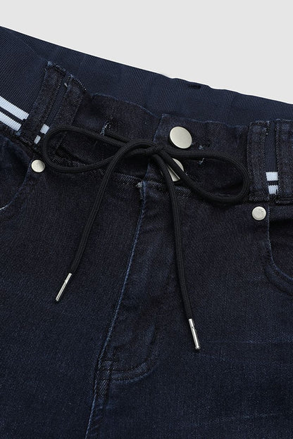 Women's High Waist Stretch Skinny Washed Denim Jeans
