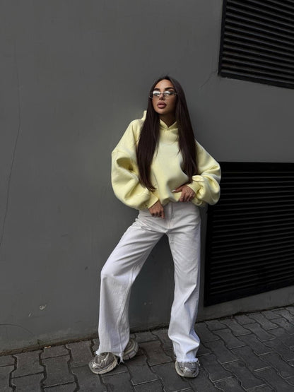Women's Oversized Fleece Drop Shoulder Hoodie