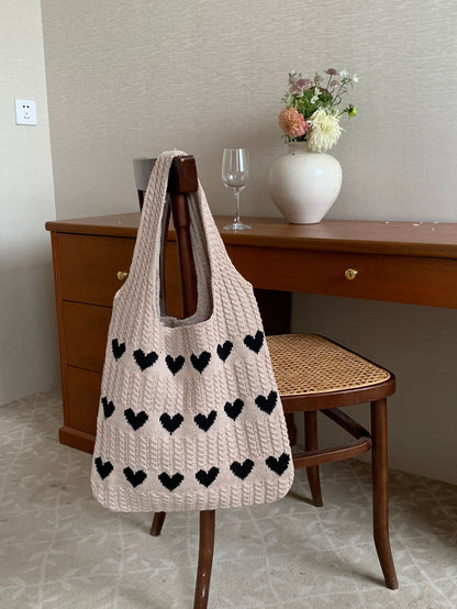 Women's Knitted Handbags Tote Bags Crochet Beach Bags