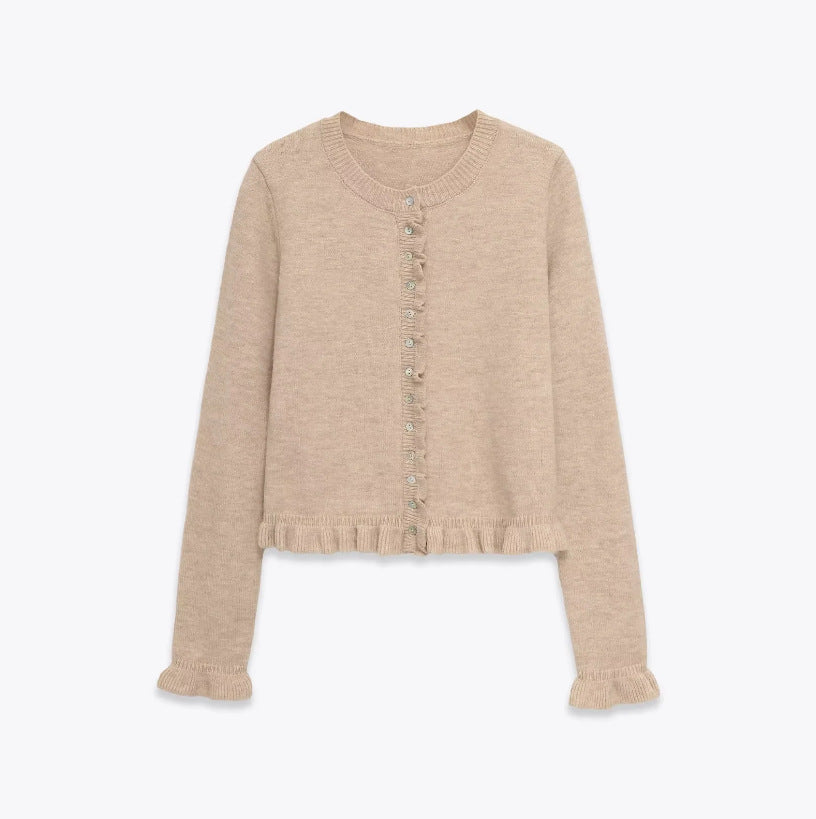 Women's Button Front Knit Cardigan Classic Layering Sweater