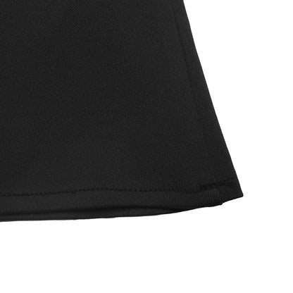Black Peplum Two Piece Set Off Shoulder Flare Pants