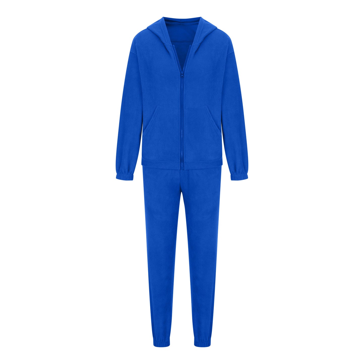 Women's Fleece Zip Hoodie Jogger Matching Set