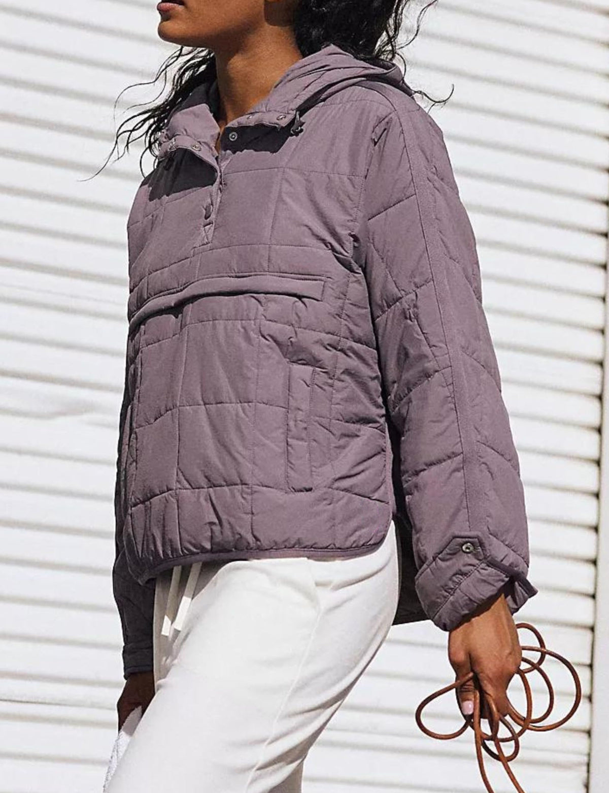 Women's Winter Hooded Quilted Pullover Puffer Jacket