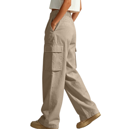 High Waisted Cargo Pants Women Wide Leg Y2K Utility