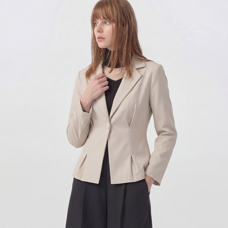 Women's Tailored One Button Business Casual Blazer