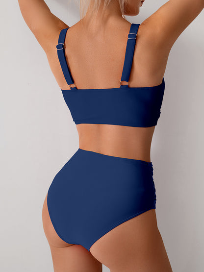 2025 New Women's High-Waisted Sexy Bikini Set Swimsuit
