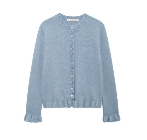 Women's Button Front Knit Cardigan Classic Layering Sweater
