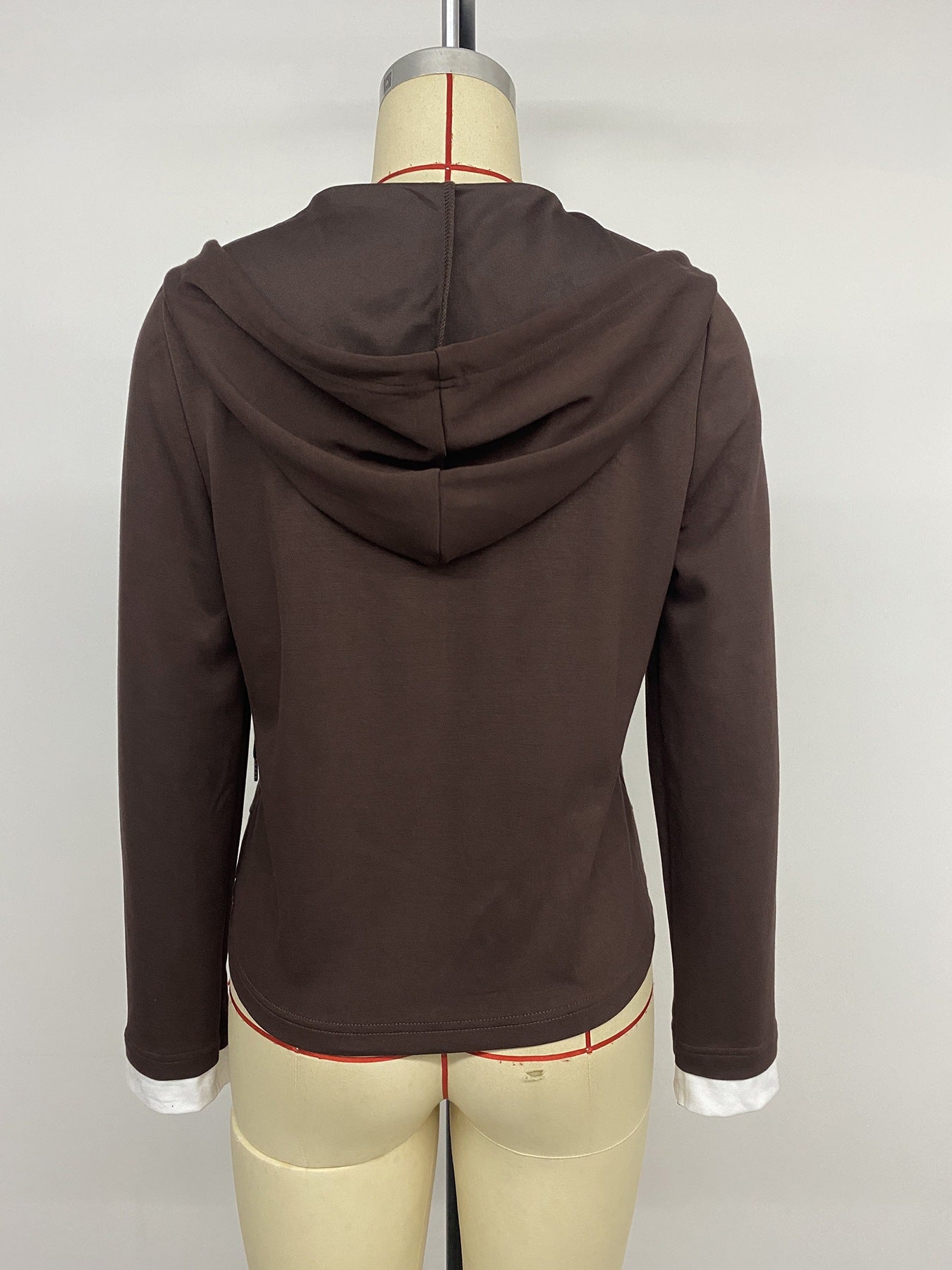 Women's Color Block Layered Lightweight Hoodie