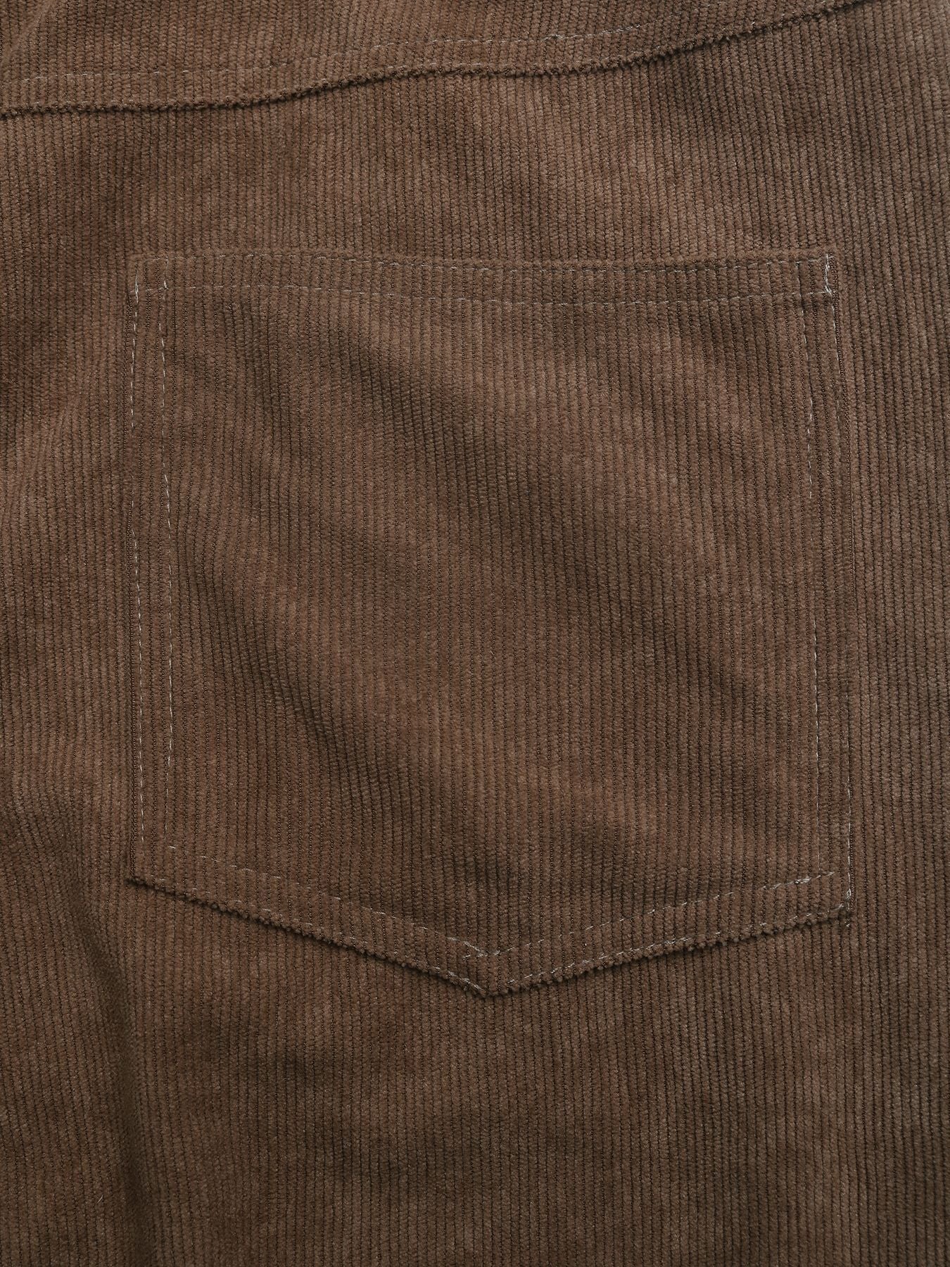 High Waist Corduroy Wide Leg Trouser Pants
