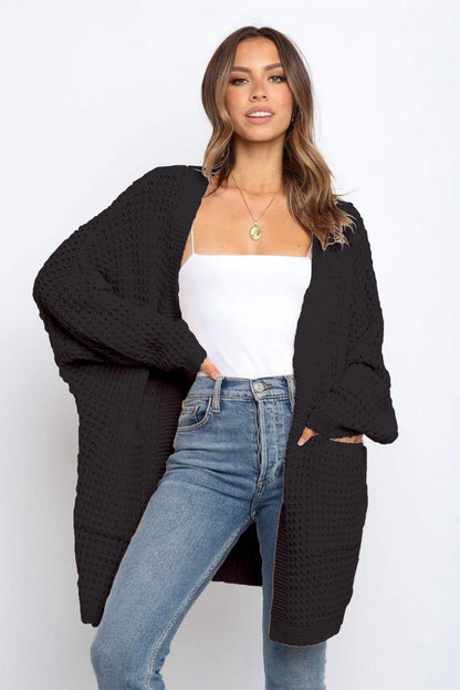 Women's Oversized Chunky Knit Long Cardigan with Pockets