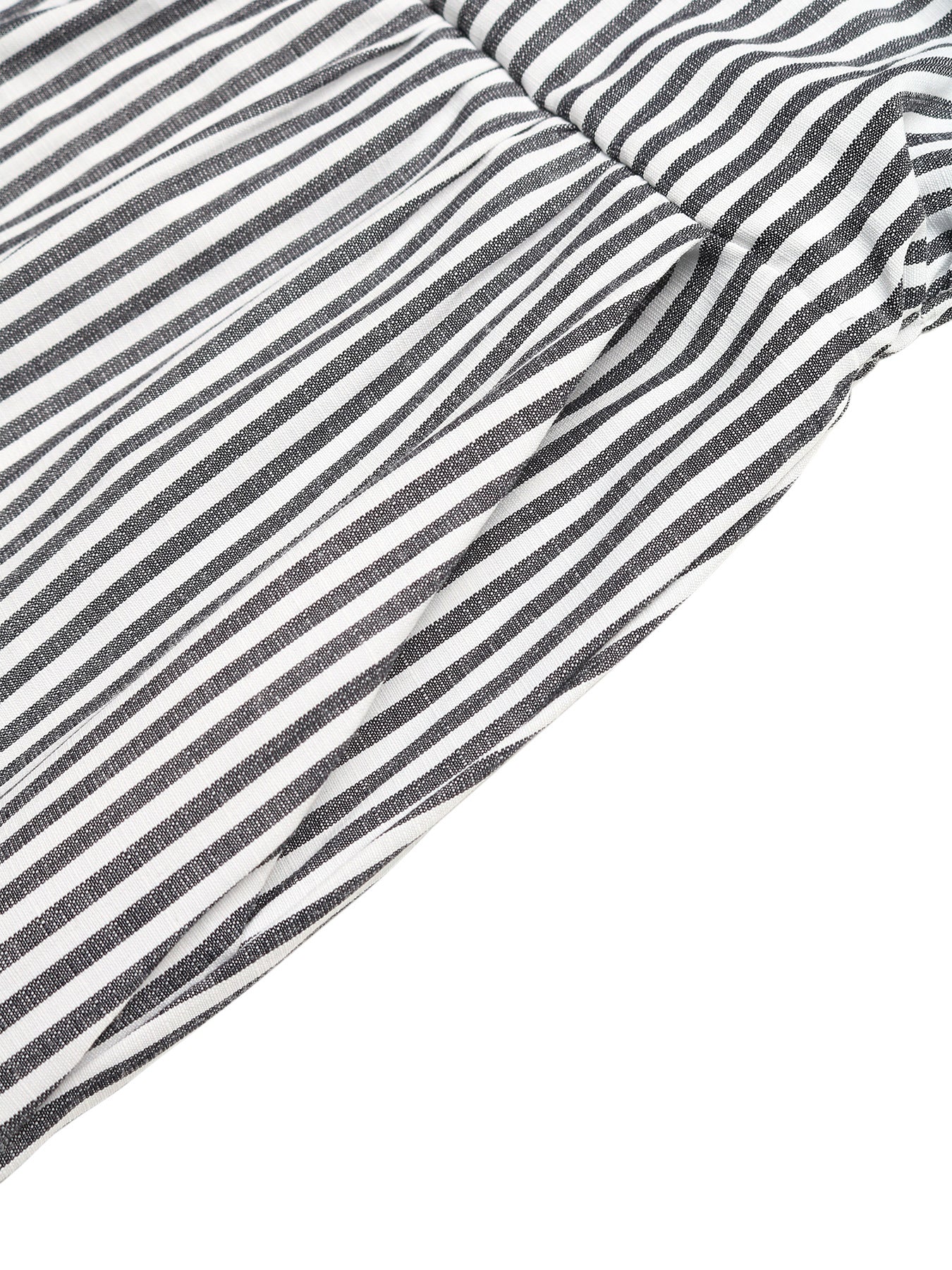 Striped Strapless Wide Leg Jumpsuit Resort Lounge Wear