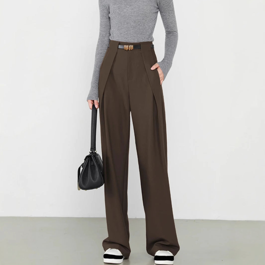 Women's Wide Leg Dress Pants High Waist Loose Straight Leg