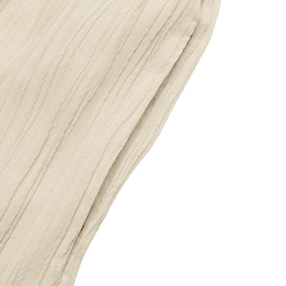 Sleeveless Wide Leg Jumpsuit Textured Summer Outfit