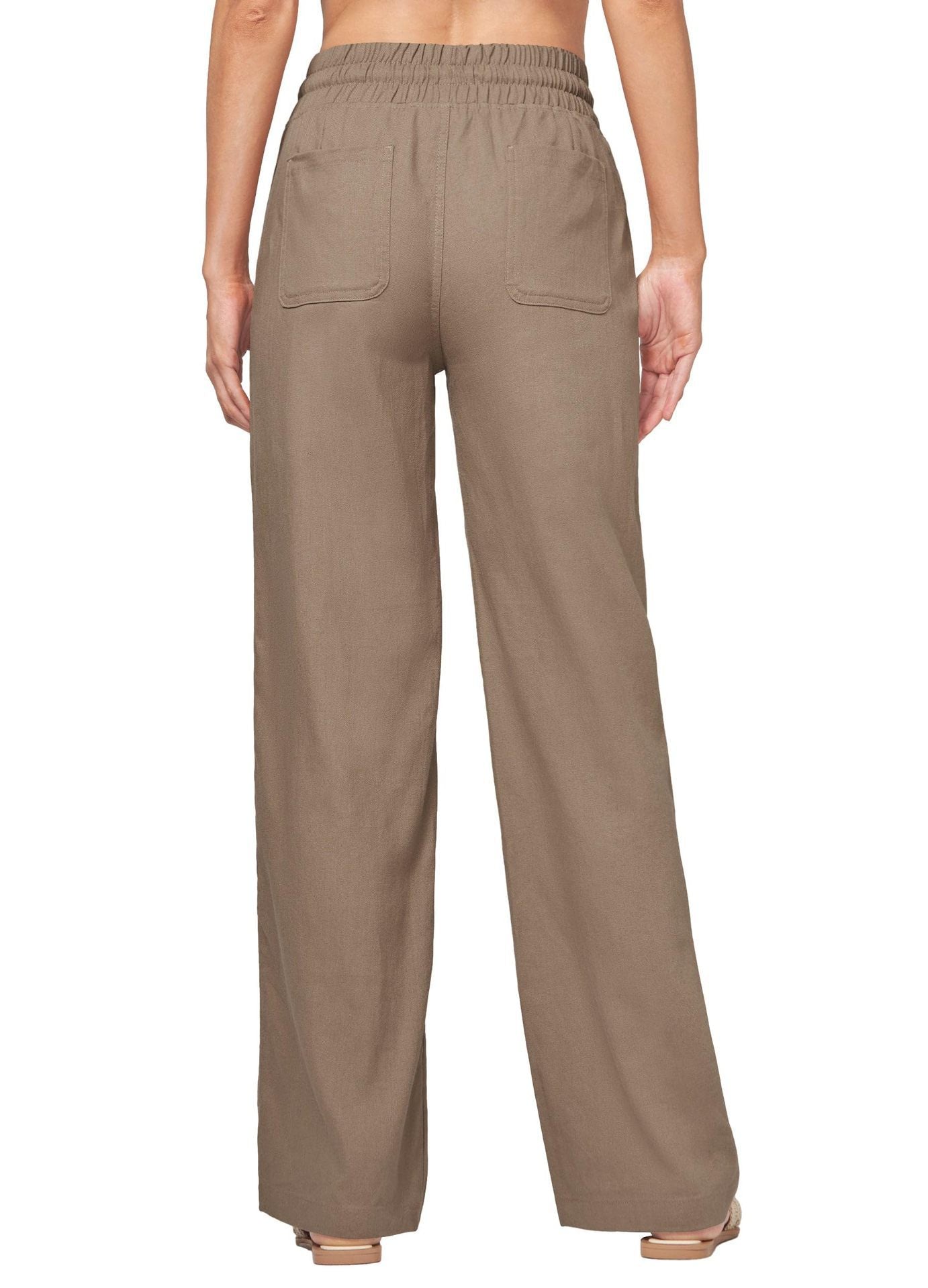 Women High Waist Straight Leg Lounge Pants Casual Loose Fit