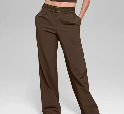 Women's Wide Leg Yoga Pants High Waist Casual Loose