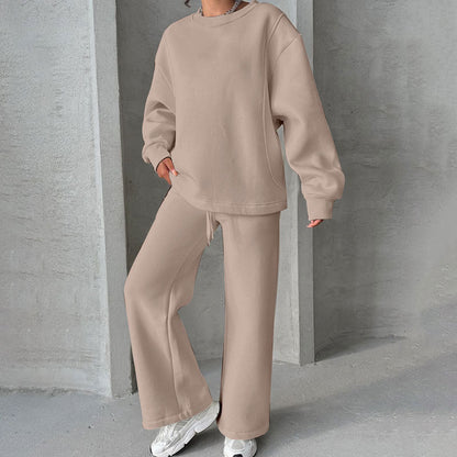 Women's Oversized Sweatshirt Wide Leg Pants Lounge Set