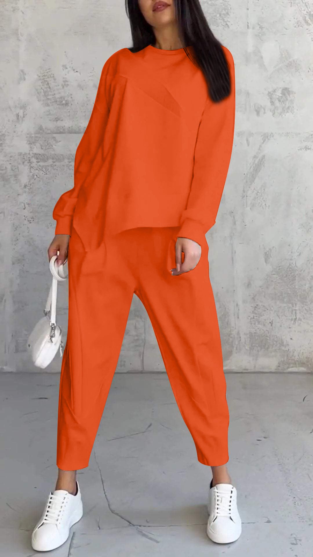 Women's Oversized Sweatshirt & Joggers Matching Set