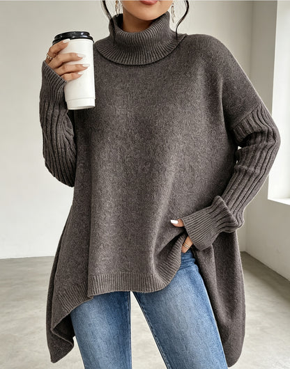 Women's Oversized Chunky Turtleneck Sweater