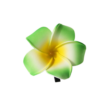 Foam Plumeria Hair Clip Tropical Flower Accessory