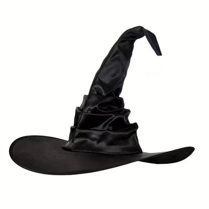 Adult Halloween Witch Hat Long Gloves Costume Set