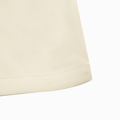 Strapless Button Detail Top and Wide Leg Pants Set