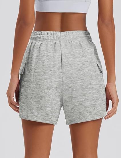 Women's High-Waisted Drawstring Cargo Shorts – Casual Summer Shorts
