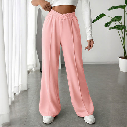 High Waist Wide Leg Lounge Pants Casual Flowy Sweatpants