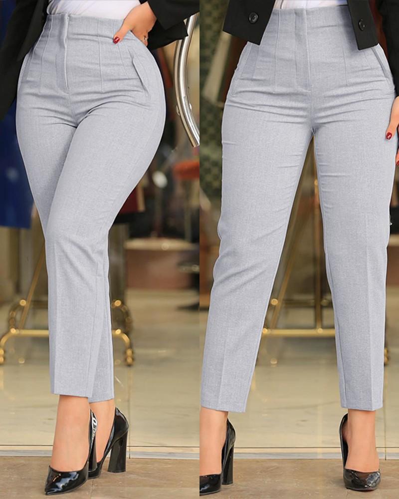 Women's High Waisted Skinny Casual Pants