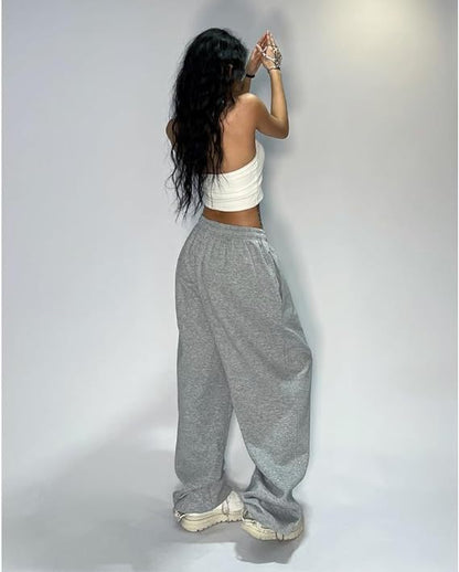 Cozy Wide Leg Sweatpants for Fall Lounge & Streetwear