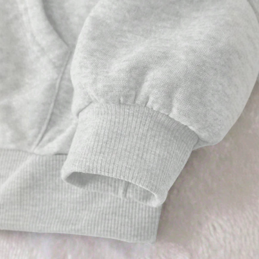 California Letter Graphic Oversized Hoodie Pullover