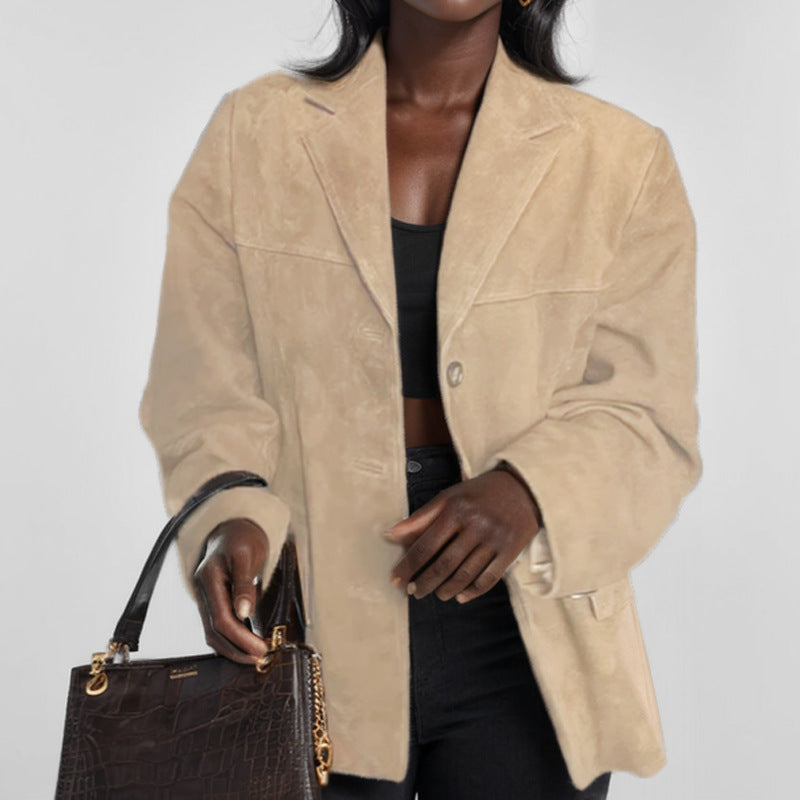 Women's Oversized Vintage Blazer Jacket