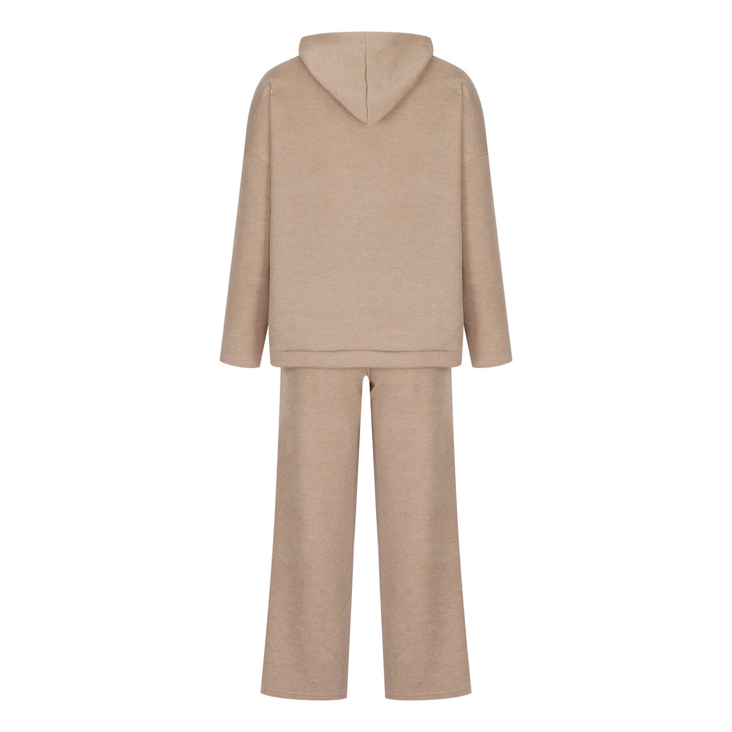 Women's Ribbed Hoodie Lounge Pants Two Piece Set