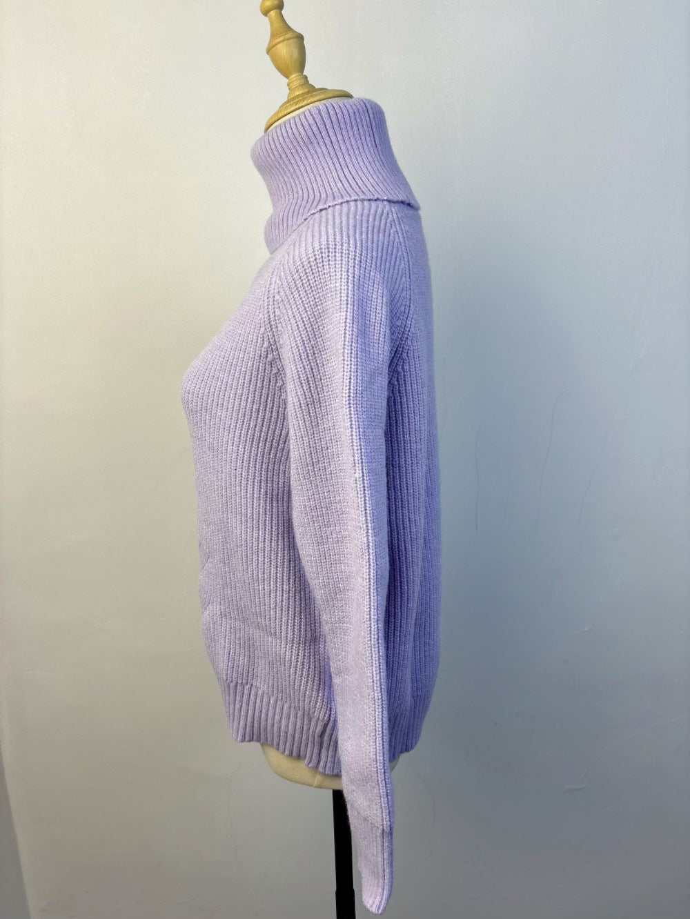 Women's Oversized Chunky Knit Turtleneck Sweater Pullover