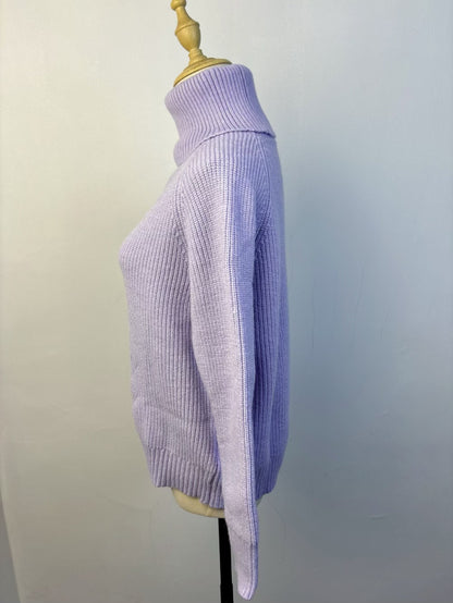 Women's Oversized Chunky Knit Turtleneck Sweater Pullover