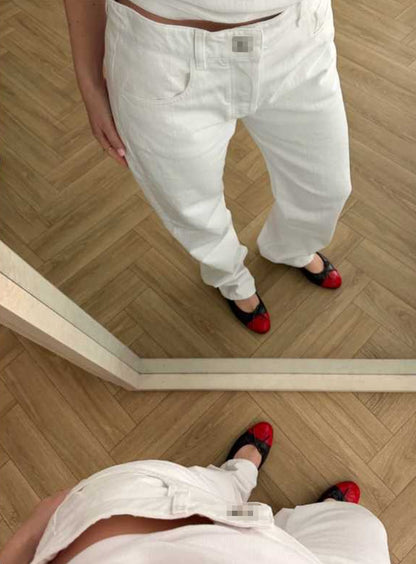 Women's Vintage High Waisted Straight Leg Jeans