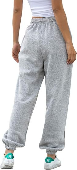 High Waist Loose Fit Sweatpants | Casual Jogger Pants Women