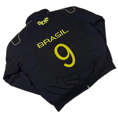 Wholesale Women's Oversized Brazil Soccer Jacket