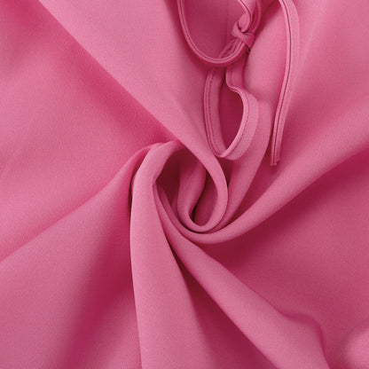 Women's Pink Bow Detail Oversized Casual Blazer