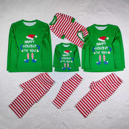 Loungewear Set Small Figure Print Parent-child Christmas Pajamas