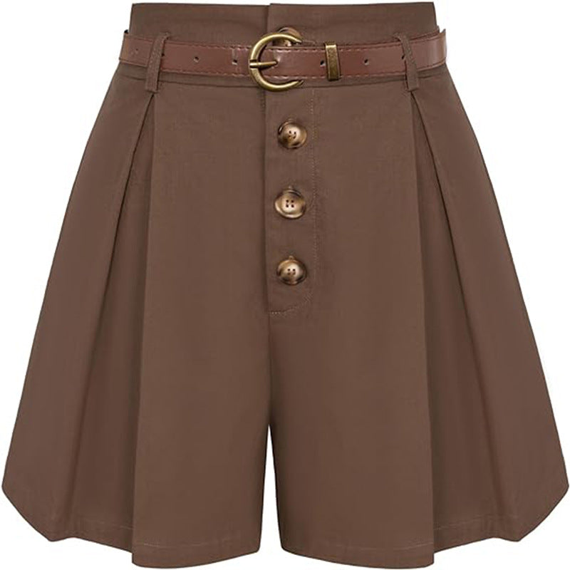 Women's High-Waisted A-Line Shorts – Summer Casual Business Shorts