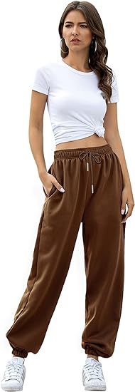 High Waist Loose Fit Sweatpants | Casual Jogger Pants Women