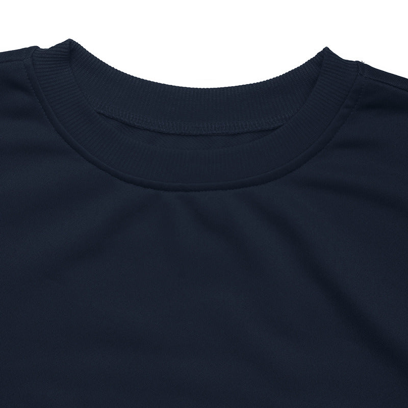 Bow Sleeve Round Neck Long Sleeve Sweatshirt