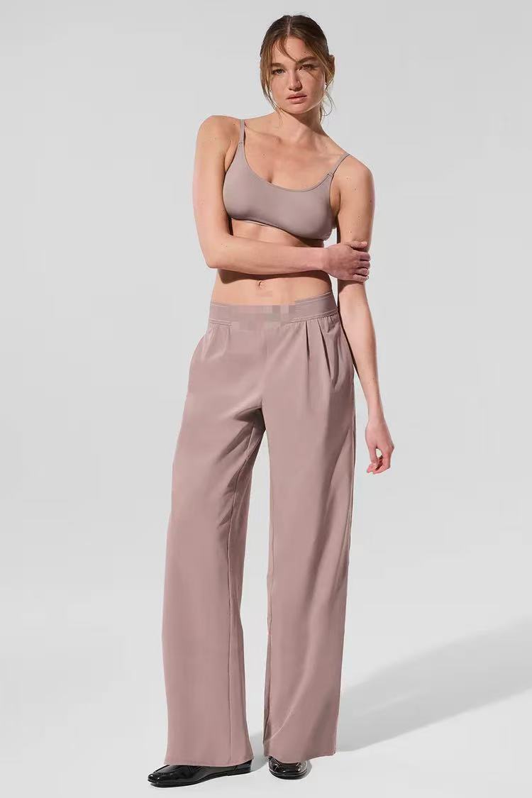 Women's Wide Leg Yoga Pants High Waist Casual Loose
