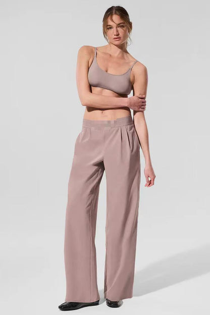 Women's Wide Leg Yoga Pants High Waist Casual Loose