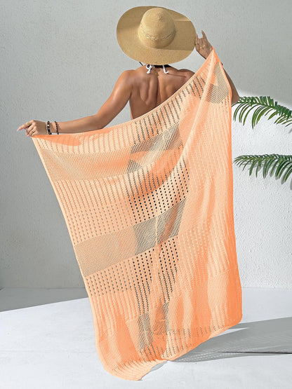 Women's Crochet Beach Cover Up Wrap Maxi Skirt Sarong