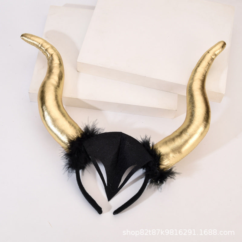 Devil Horn Headband for Halloween Costumes and Cosplay