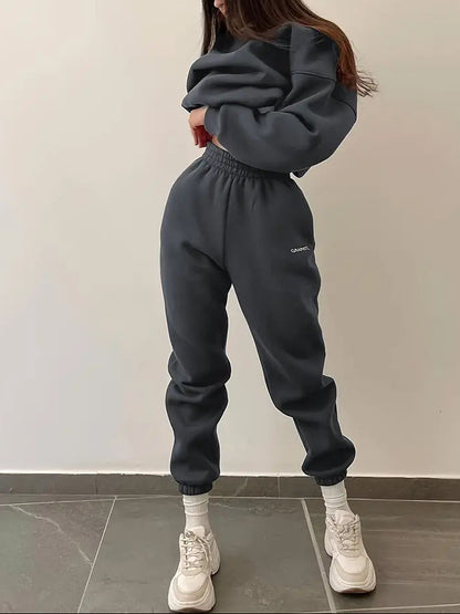 Women's Oversized Sweatshirt Joggers Matching Set