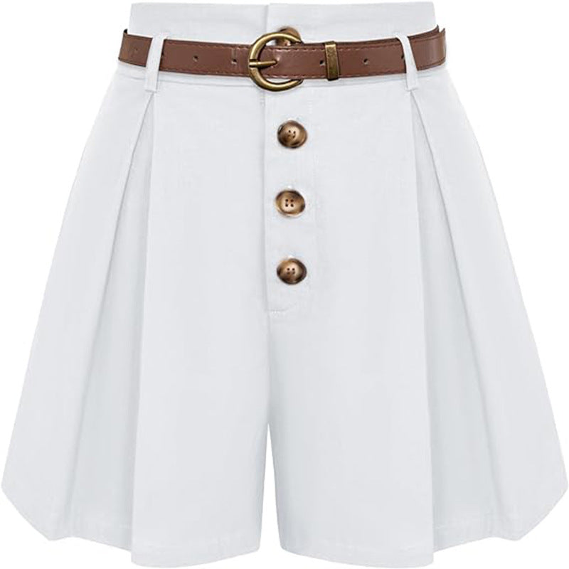 Women's High-Waisted A-Line Shorts – Summer Casual Business Shorts