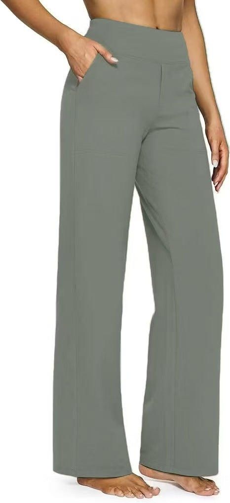 Women's High Waisted Wide Leg Pants with Pockets